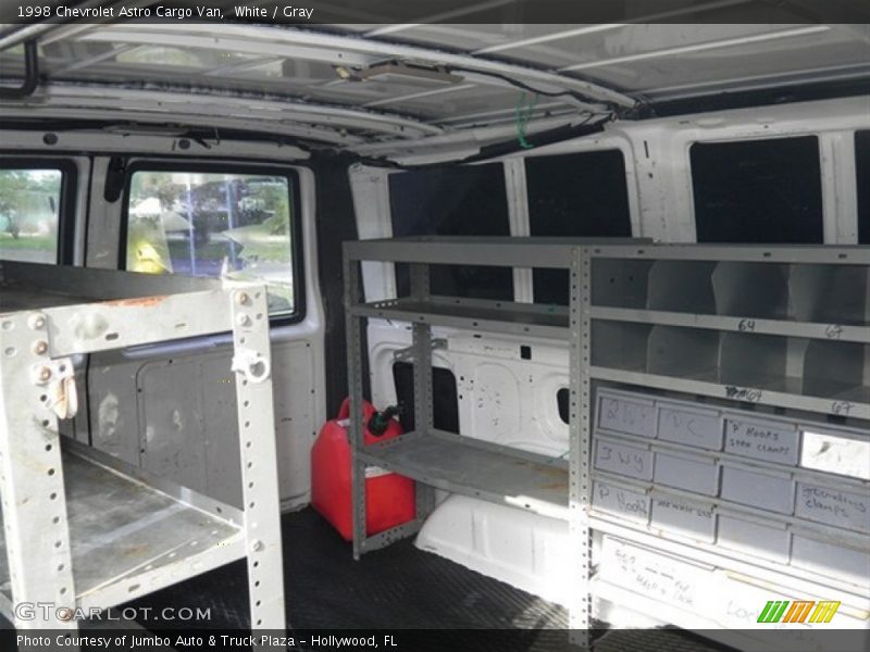 White / Gray 1998 Chevrolet Astro Cargo Van