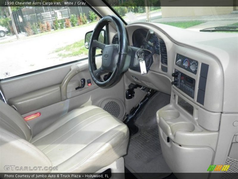 White / Gray 1998 Chevrolet Astro Cargo Van
