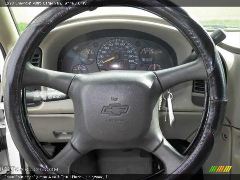 White / Gray 1998 Chevrolet Astro Cargo Van