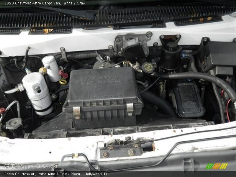 White / Gray 1998 Chevrolet Astro Cargo Van