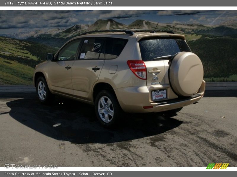 Sandy Beach Metallic / Sand Beige 2012 Toyota RAV4 I4 4WD