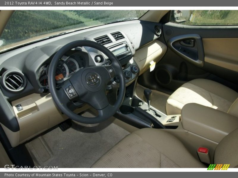 Sandy Beach Metallic / Sand Beige 2012 Toyota RAV4 I4 4WD