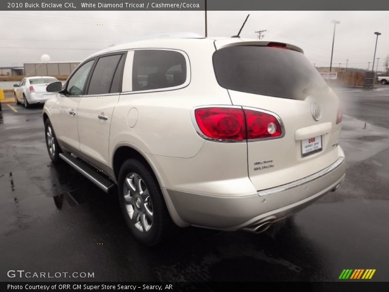 White Diamond Tricoat / Cashmere/Cocoa 2010 Buick Enclave CXL