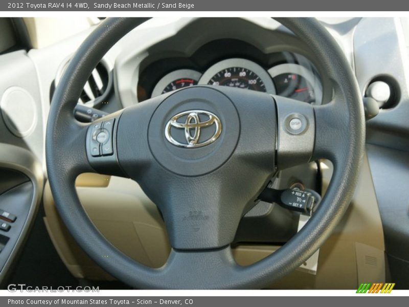Sandy Beach Metallic / Sand Beige 2012 Toyota RAV4 I4 4WD