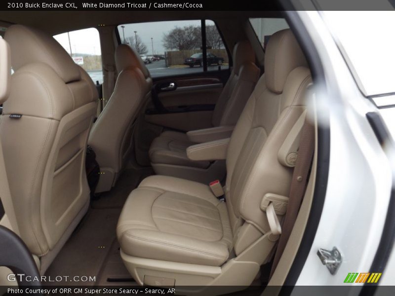 White Diamond Tricoat / Cashmere/Cocoa 2010 Buick Enclave CXL