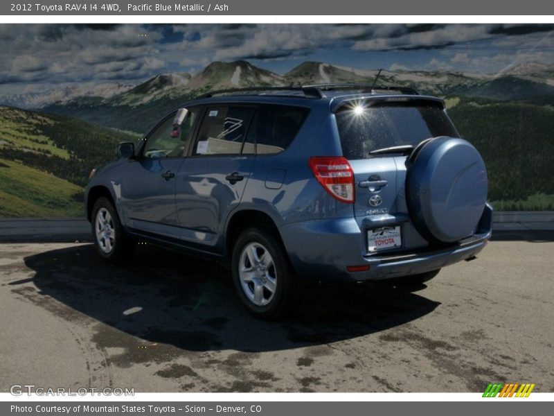 Pacific Blue Metallic / Ash 2012 Toyota RAV4 I4 4WD