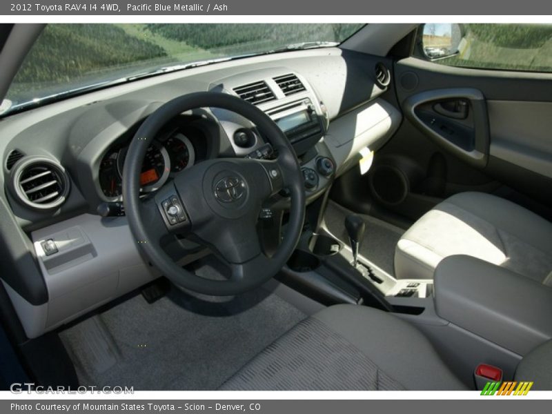 Pacific Blue Metallic / Ash 2012 Toyota RAV4 I4 4WD