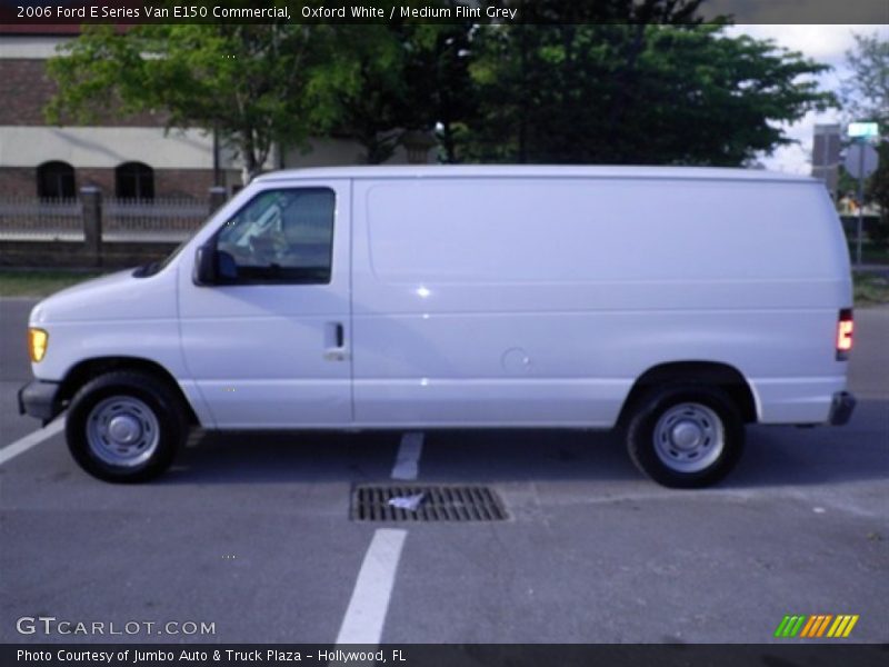 Oxford White / Medium Flint Grey 2006 Ford E Series Van E150 Commercial