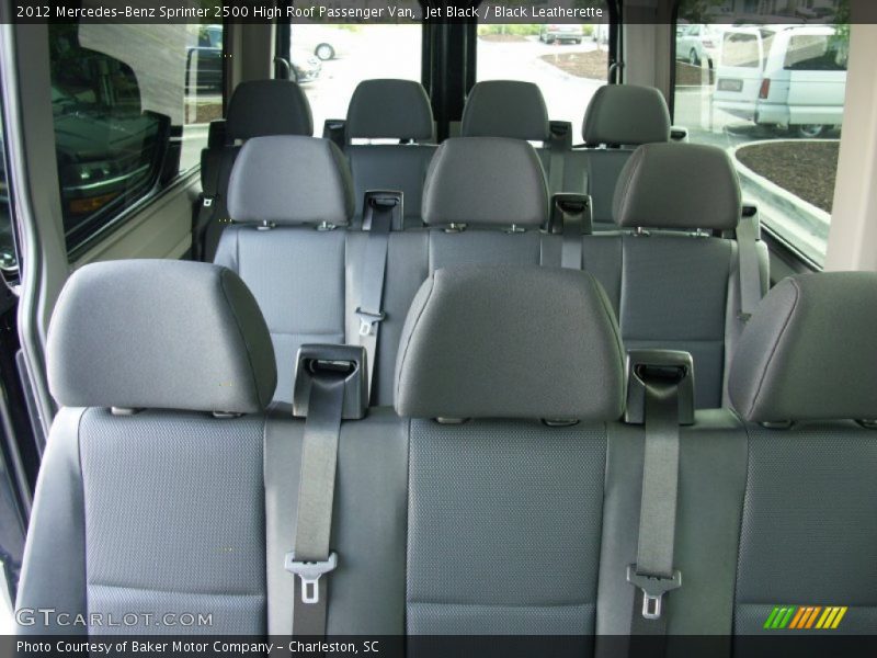  2012 Sprinter 2500 High Roof Passenger Van Black Leatherette Interior