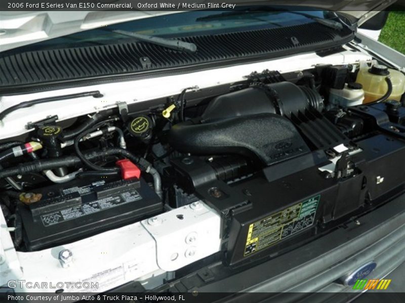 Oxford White / Medium Flint Grey 2006 Ford E Series Van E150 Commercial