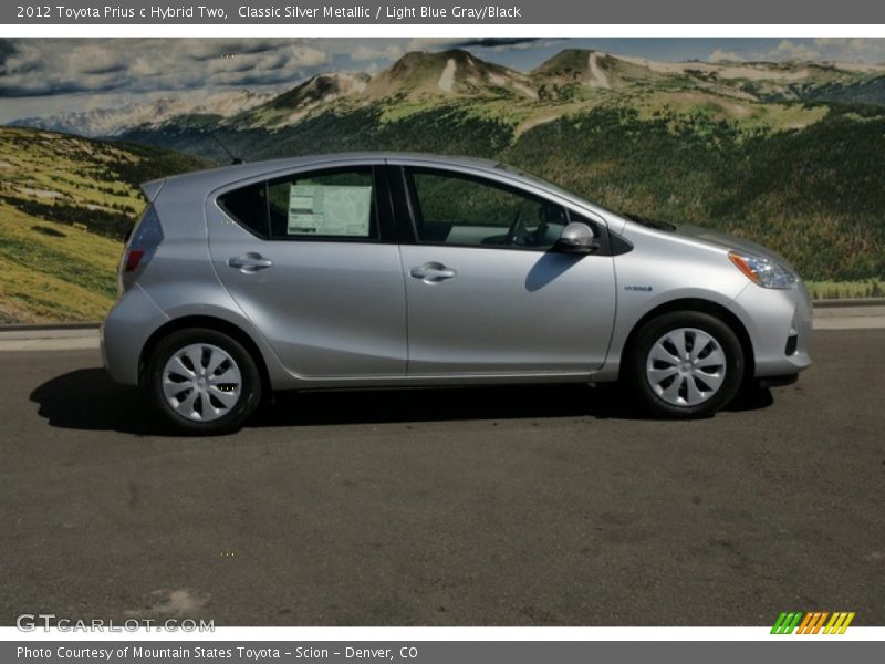  2012 Prius c Hybrid Two Classic Silver Metallic