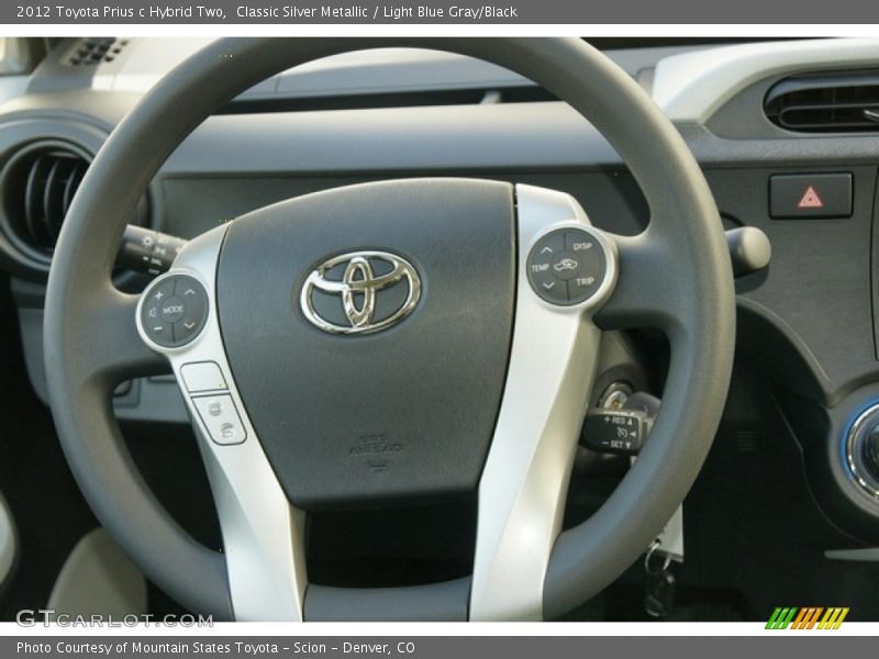  2012 Prius c Hybrid Two Steering Wheel