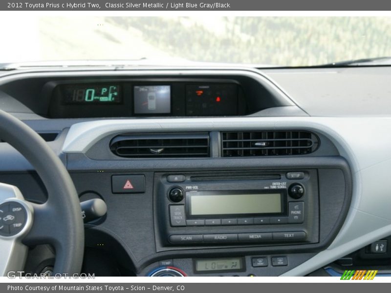 Audio System of 2012 Prius c Hybrid Two