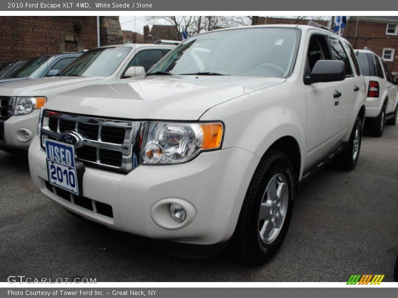 White Suede / Stone 2010 Ford Escape XLT 4WD