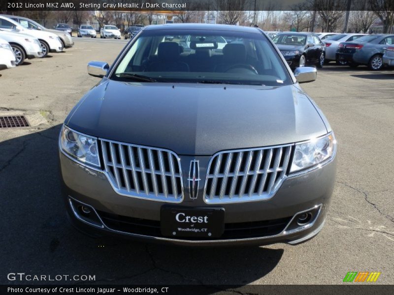 Sterling Gray Metallic / Dark Charcoal 2012 Lincoln MKZ AWD