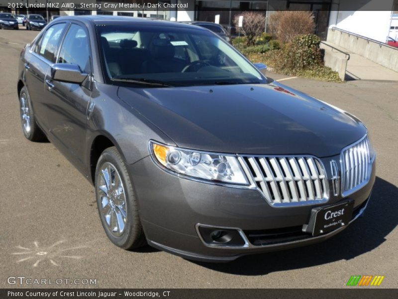 Sterling Gray Metallic / Dark Charcoal 2012 Lincoln MKZ AWD