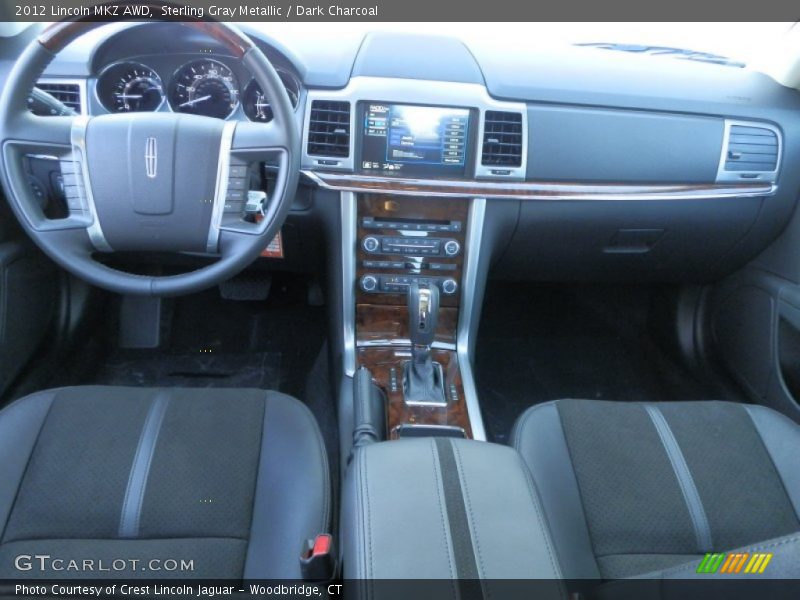 Sterling Gray Metallic / Dark Charcoal 2012 Lincoln MKZ AWD