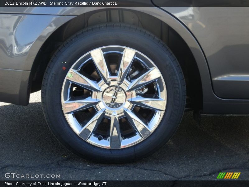 Sterling Gray Metallic / Dark Charcoal 2012 Lincoln MKZ AWD