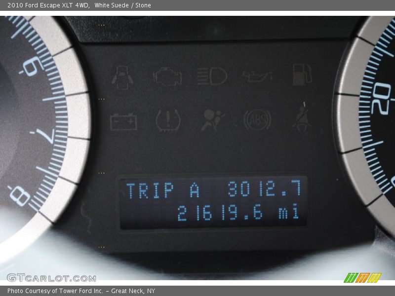 White Suede / Stone 2010 Ford Escape XLT 4WD