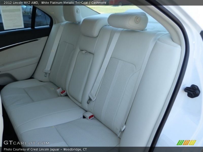 White Platinum Metallic Tri-Coat / Cashmere 2012 Lincoln MKZ AWD
