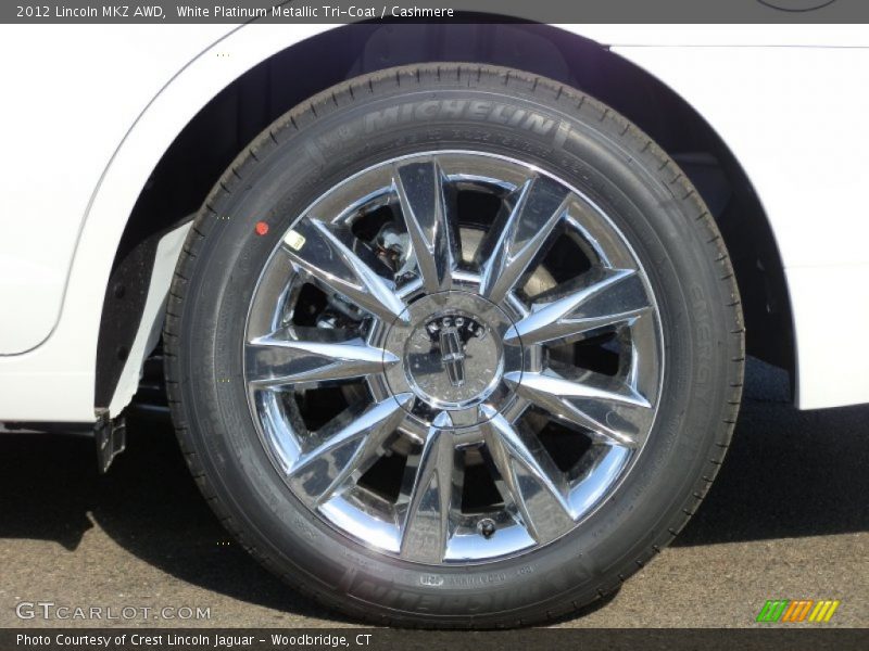 White Platinum Metallic Tri-Coat / Cashmere 2012 Lincoln MKZ AWD