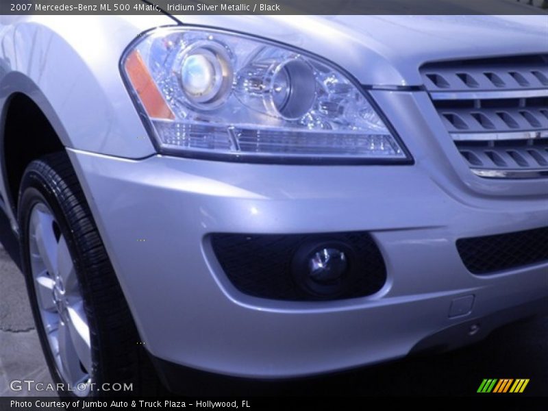 Iridium Silver Metallic / Black 2007 Mercedes-Benz ML 500 4Matic