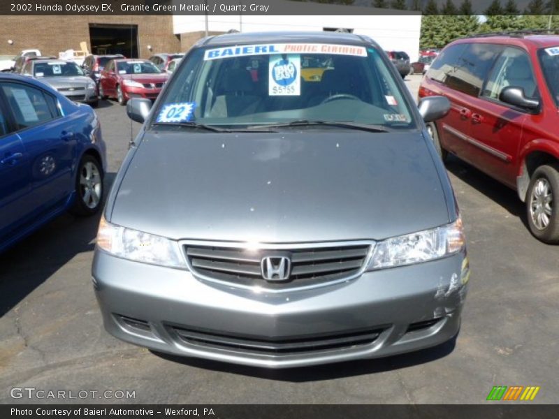 Granite Green Metallic / Quartz Gray 2002 Honda Odyssey EX