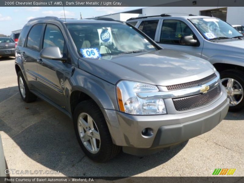 Dark Silver Metallic / Light Gray 2006 Chevrolet Equinox LT AWD