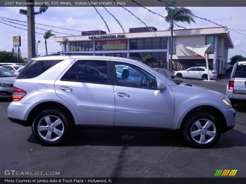 Iridium Silver Metallic / Black 2007 Mercedes-Benz ML 500 4Matic