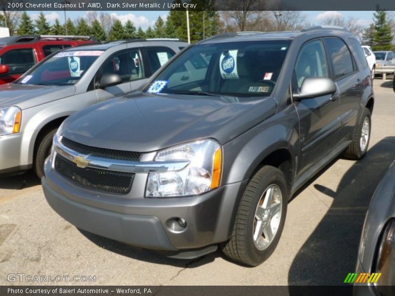 Dark Silver Metallic / Light Gray 2006 Chevrolet Equinox LT AWD