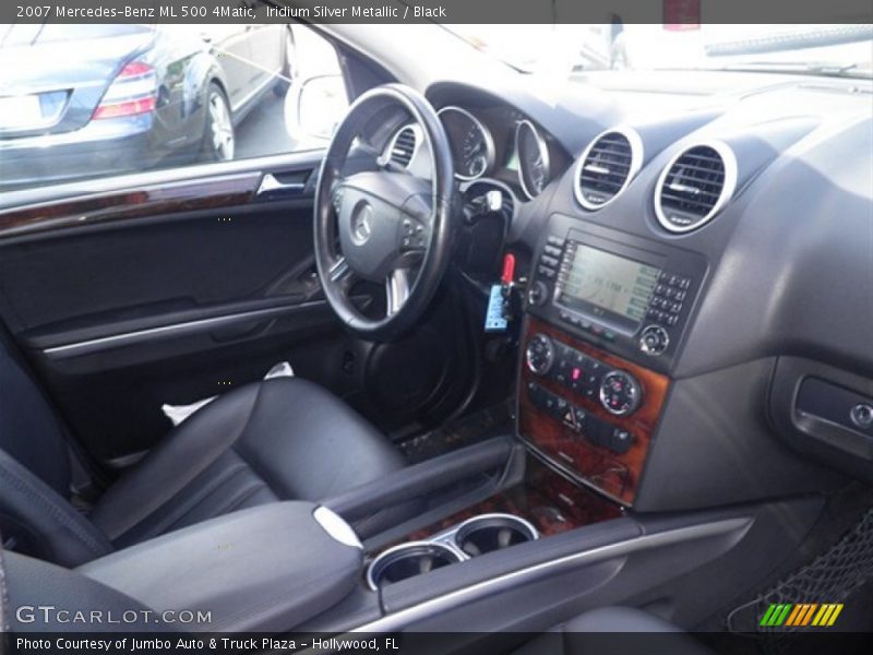 Iridium Silver Metallic / Black 2007 Mercedes-Benz ML 500 4Matic