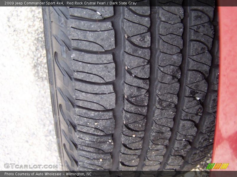 Red Rock Crystal Pearl / Dark Slate Gray 2009 Jeep Commander Sport 4x4