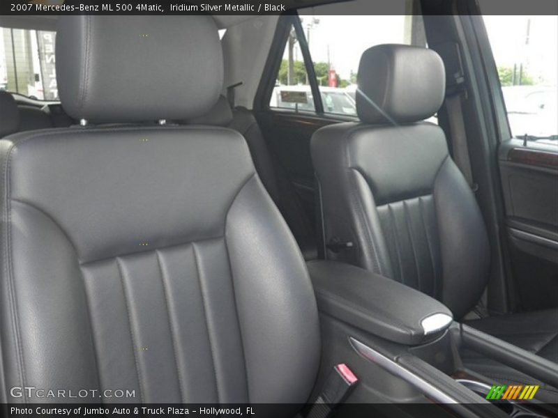 Iridium Silver Metallic / Black 2007 Mercedes-Benz ML 500 4Matic