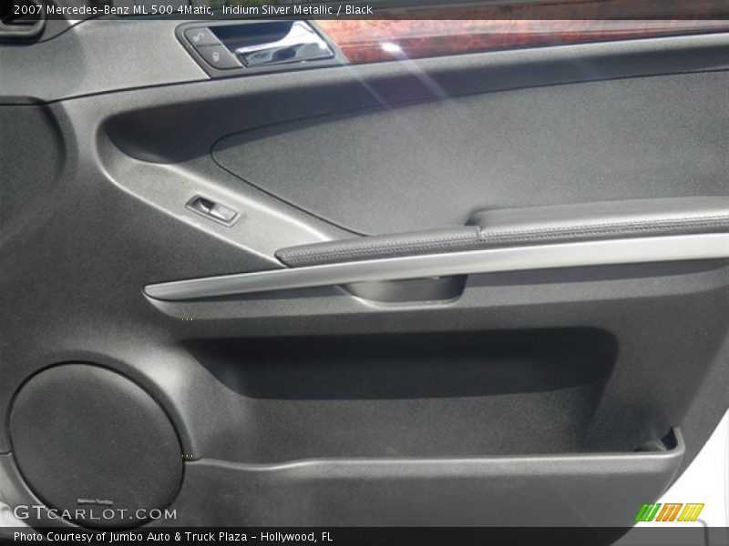 Iridium Silver Metallic / Black 2007 Mercedes-Benz ML 500 4Matic