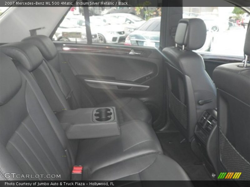 Iridium Silver Metallic / Black 2007 Mercedes-Benz ML 500 4Matic
