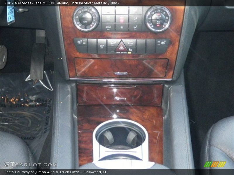 Iridium Silver Metallic / Black 2007 Mercedes-Benz ML 500 4Matic