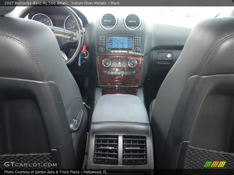 Iridium Silver Metallic / Black 2007 Mercedes-Benz ML 500 4Matic