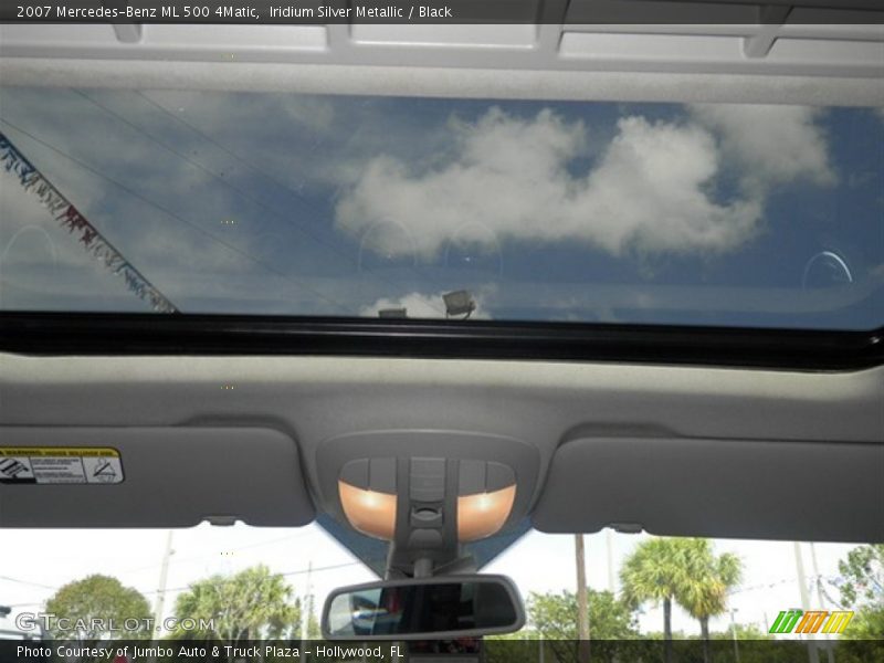 Iridium Silver Metallic / Black 2007 Mercedes-Benz ML 500 4Matic