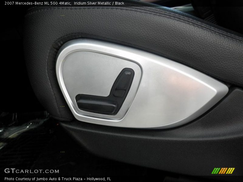 Iridium Silver Metallic / Black 2007 Mercedes-Benz ML 500 4Matic