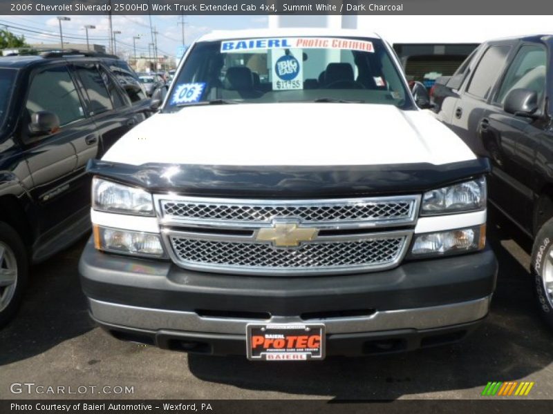 Summit White / Dark Charcoal 2006 Chevrolet Silverado 2500HD Work Truck Extended Cab 4x4