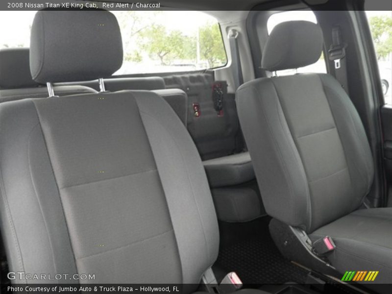 Red Alert / Charcoal 2008 Nissan Titan XE King Cab