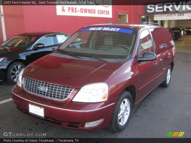 Dark Toreador Red Metallic / Flint Gray 2007 Ford Freestar SEL