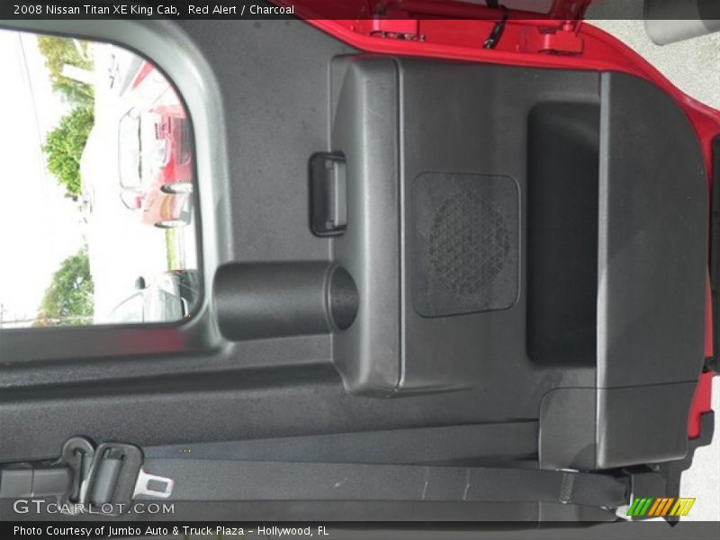 Red Alert / Charcoal 2008 Nissan Titan XE King Cab