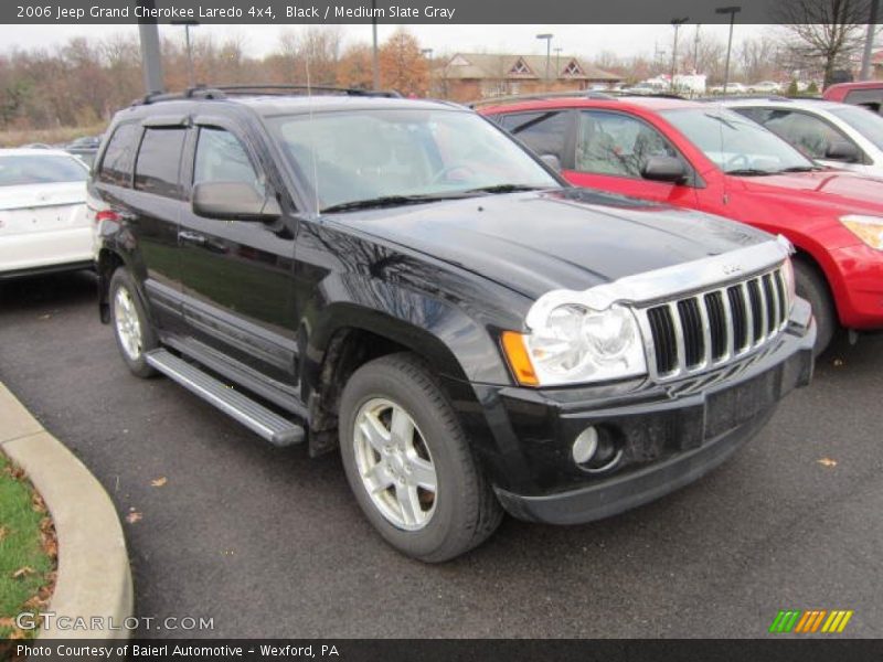 Black / Medium Slate Gray 2006 Jeep Grand Cherokee Laredo 4x4