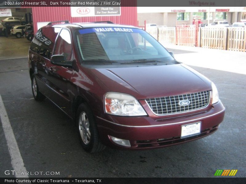 Dark Toreador Red Metallic / Flint Gray 2007 Ford Freestar SEL