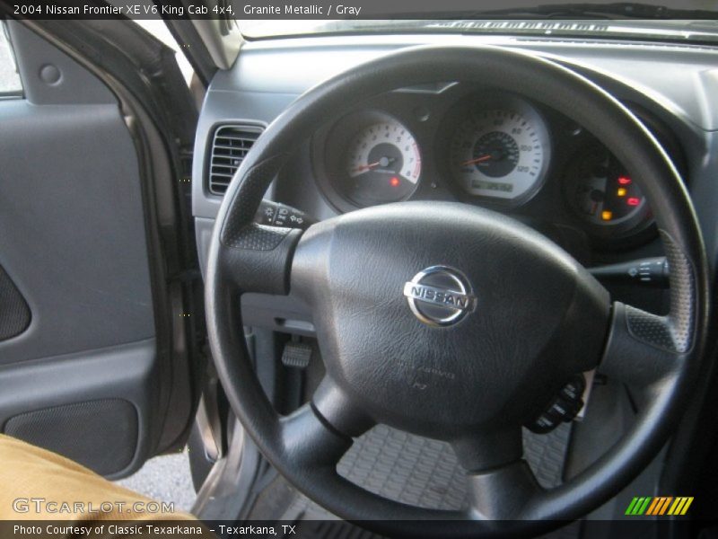 Granite Metallic / Gray 2004 Nissan Frontier XE V6 King Cab 4x4