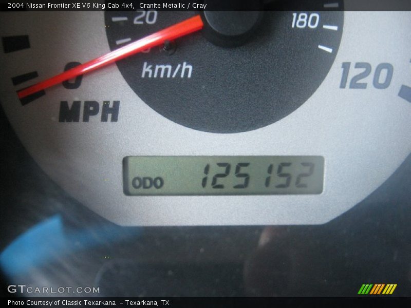 Granite Metallic / Gray 2004 Nissan Frontier XE V6 King Cab 4x4