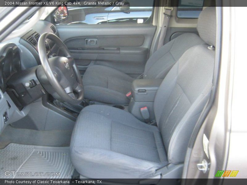 Granite Metallic / Gray 2004 Nissan Frontier XE V6 King Cab 4x4