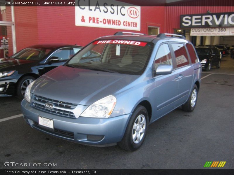 Glacier Blue / Gray 2009 Kia Sedona LX