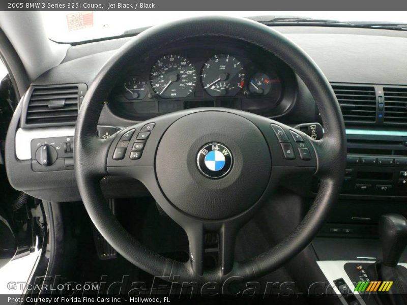 Jet Black / Black 2005 BMW 3 Series 325i Coupe